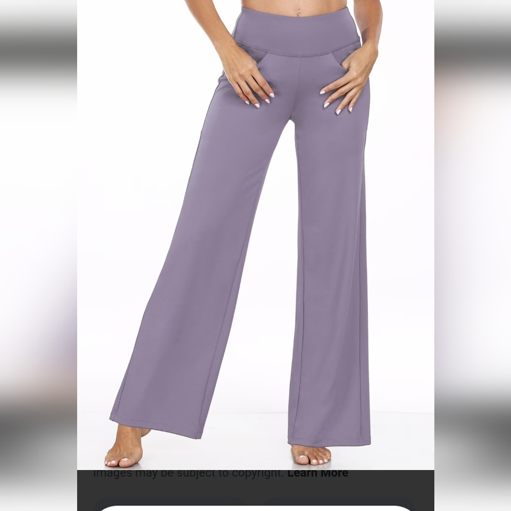 Athleta Lilac High-Rise Wide-Leg Ponte Pants